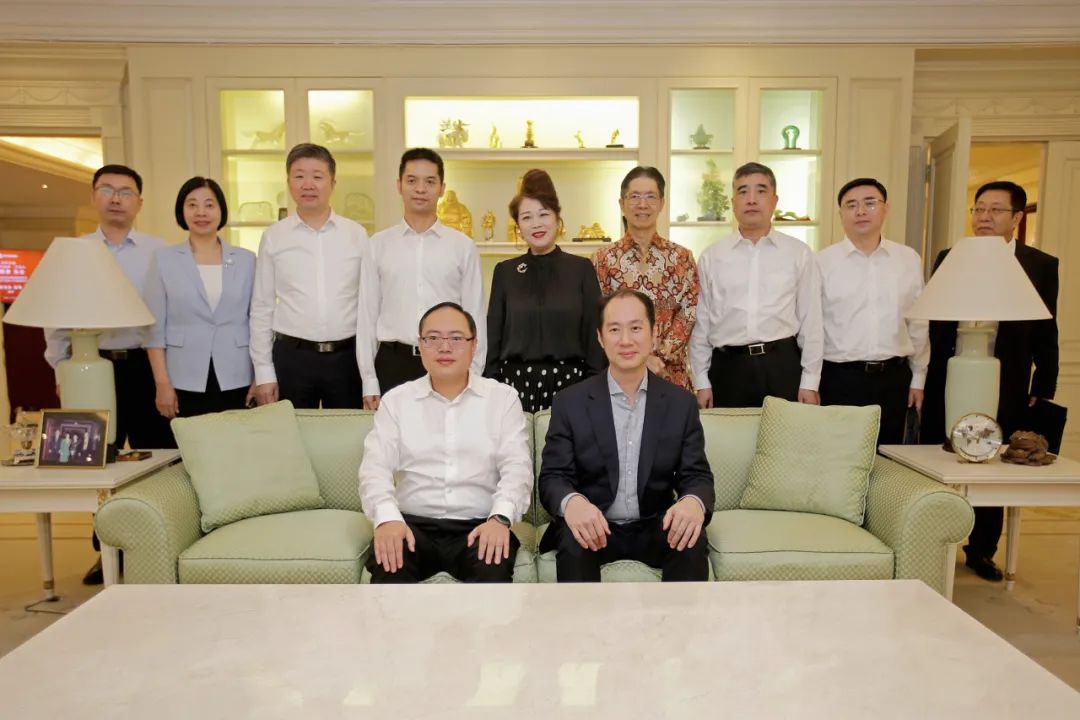 江蘇鹽城市、如東縣政府領導率團訪問金光集團雅加達總部